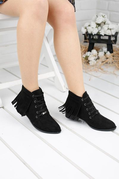 

boots ayakland 8284-2021 daily thermo sole women 's suede boat shoes, Black