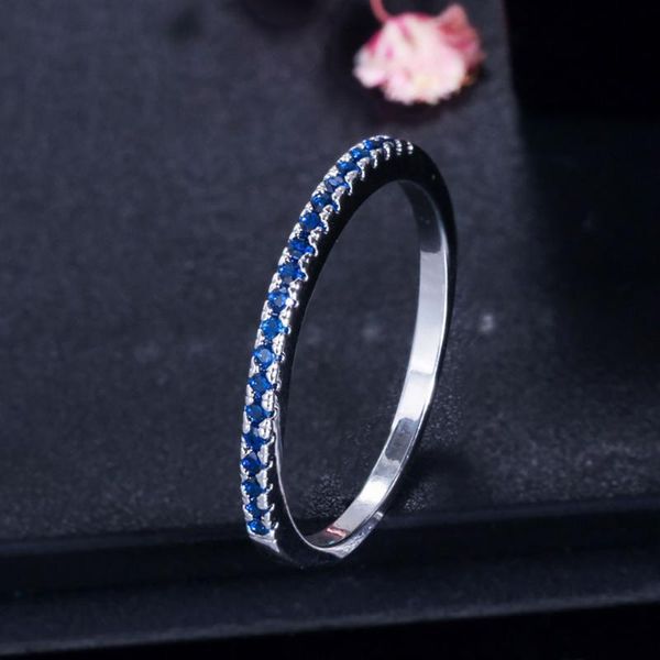 

cluster rings romantic fashion colorful zircon micro inlaid ring for women engagement wedding love token gift female bride wife, Golden;silver