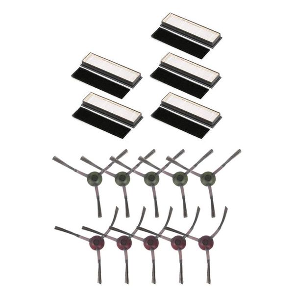 

vacuum cleaners 2 set for ecovacs deebot ozmo 950 robot cleaner accessories: 1 side brush & hepa filter