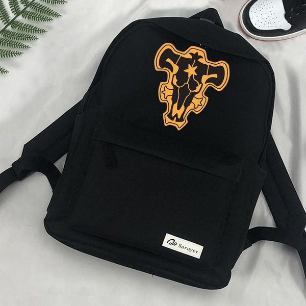 

backpack black clover