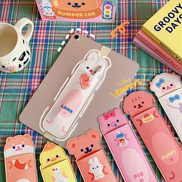

simple stationery box korean pencil case kawaii school supplies bag carry pen bags