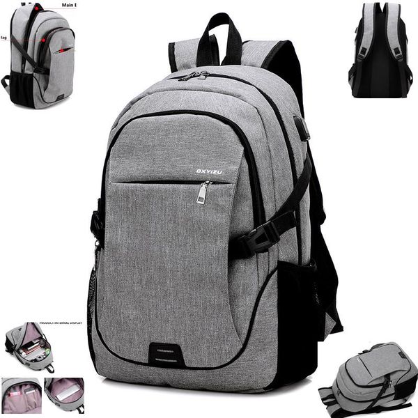 

backpack lapfor men women computer school travel business bags with usb charging port day pack college rucksack mochila