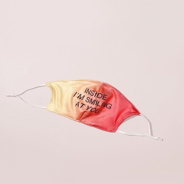 

multi color letter printed fashionable ear mask for men and women