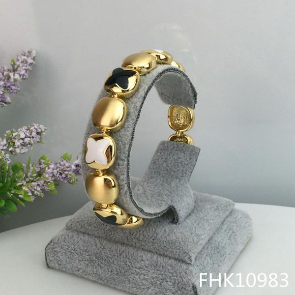 

earrings & necklace yuminglai classic jewelry dubai costume unique bangle for women bracelet fhk10983, Silver