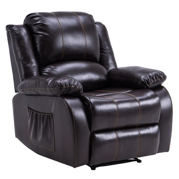 

home living room furniture function chair dark brown pu combination type a