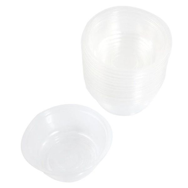 

transparent 360 ml capacity donbur disposable 20 pcs made of plastic bowls