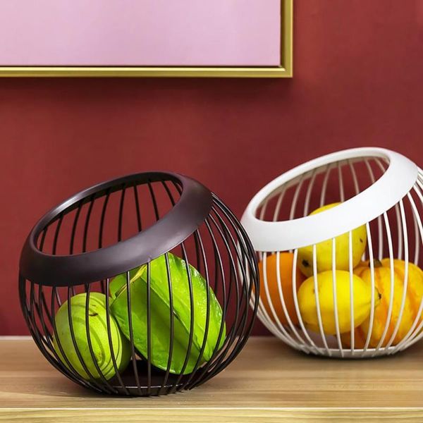 

storage baskets creative european style hollow fruit basket washable stainless steel nut dish desksnack tray