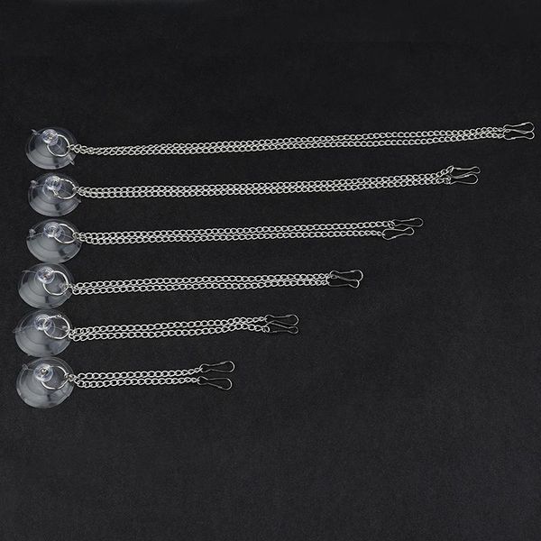

chokers ckysee 30/40/50/60cm ferroalloy jewelry suction cup ceiling advertising hanging chain listing poster, Golden;silver