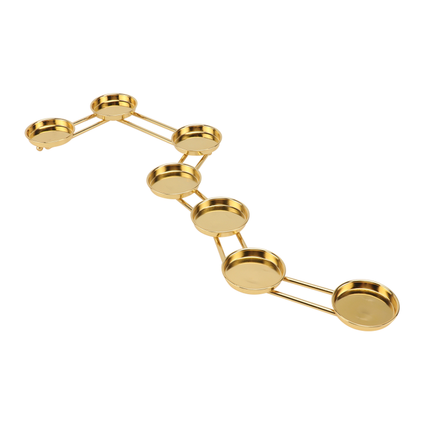 

candle holders 1pc ritual candleholder butter lamp stand big dipper holder golden