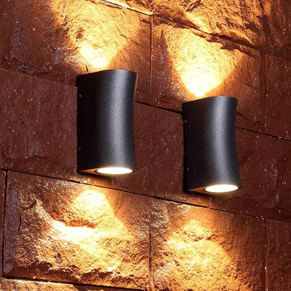 

outdoor wall lamps 18w up down garden balcony porch light el villa aisle corridor lamp exterior