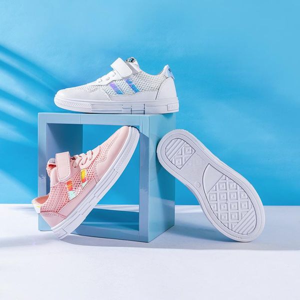 

brand children's shoes 2021 summer korean boys' board breathable single net casual girls' athletic & outdoor, Black