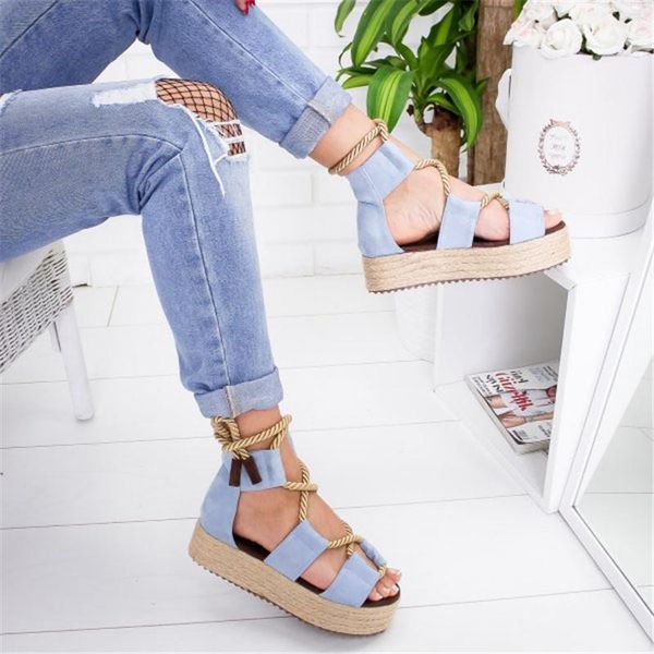 

fashion summer women sandals female beach shoes wedge high heel comfortable platform plus size 35-43, Black