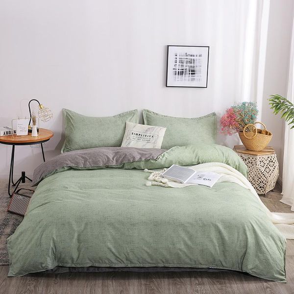 

bedding sets pure color duvet cover set 4 pieces light green bedclothes include bed sheet pillowcase comforter for kids oceania