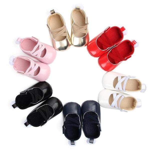 

first walkers baby shoes cute pu leather toddler infant girl