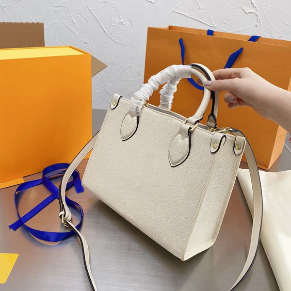 

2021 luxury shopping bag women's fashion brand designer's classic temperament one shoulder straddle bags handbag with box siez 25*