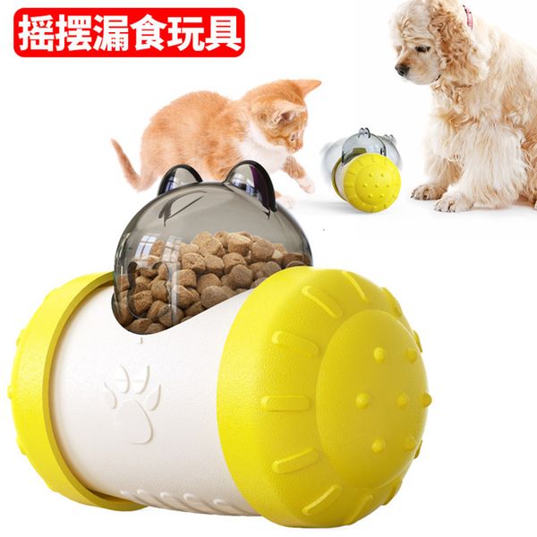 

pet rocking tumbler puzzle slow leaky food ball without electric dog toy