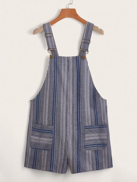 

patch pocket geo overall shorts without tank s27z#, White