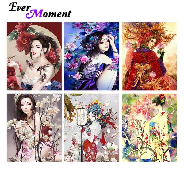 

diamond painting ever moment display girl full square resin drill wall art paint by handmade embroidery 3f2579