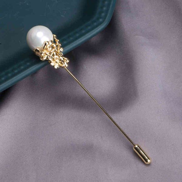 

brooch jewelry shell pearl 14k gold bag long manual diy, Gray