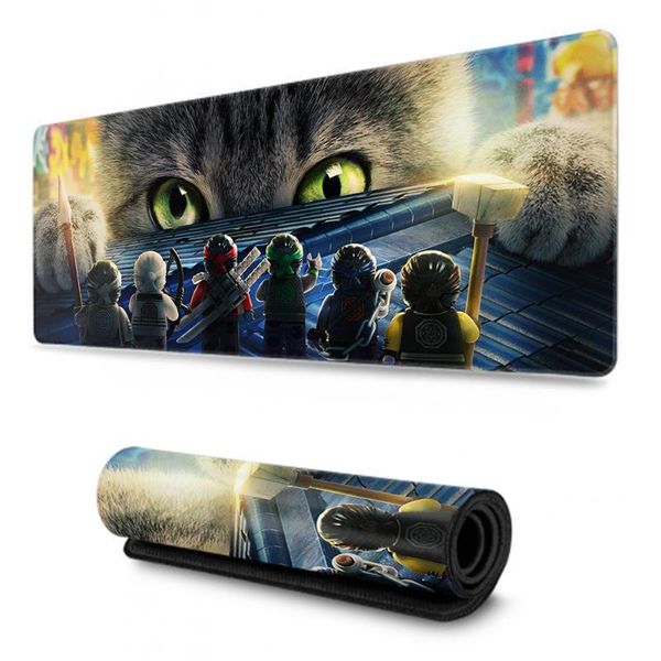 

mouse pads & wrist rests legos customized lapgaming pad computer mousepad anti-slip natural rubber with locking edge mat