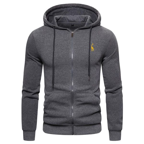 

men's hoodies & sweatshirts 2021 spring streetwear thick fleece hoody men fashion brand cotton coats, Black