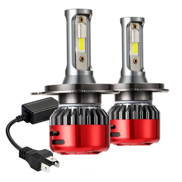 

pair of -h4 car headlight lamps head lights led bulbs headlights