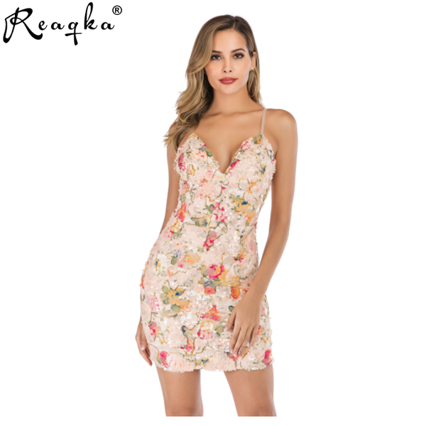 

reaqka tassel print sequins women's summer dress off shoulder suspender slim elegant retro club nightclub avant-garde casual dresses, Black;gray