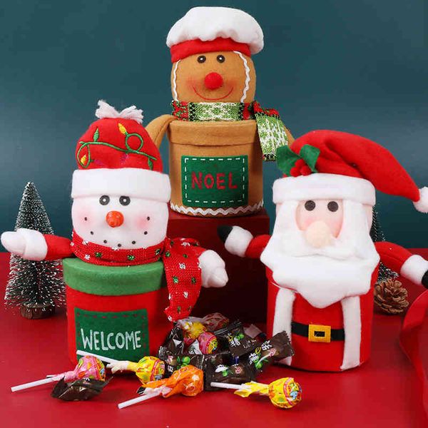 

qiaoding decoration new christmas doll can creative gift candy packing box