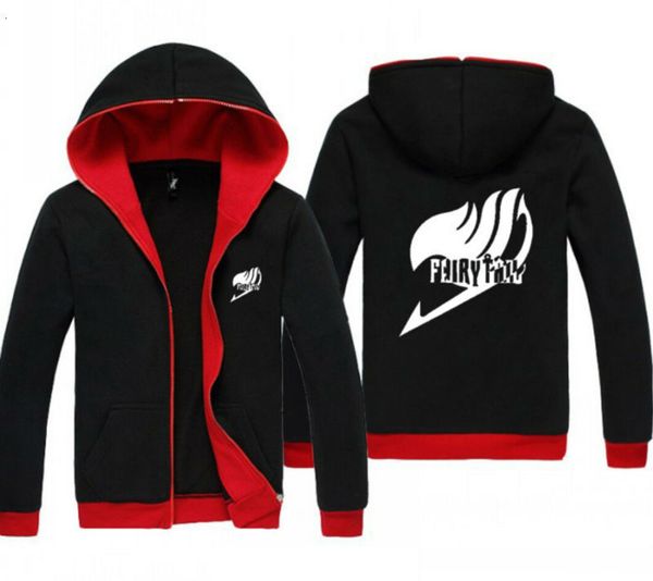 

women's hoodies & sweatshirts anime fairy tail red and black clothing casual sweatshirt hoodie coat jacket 5