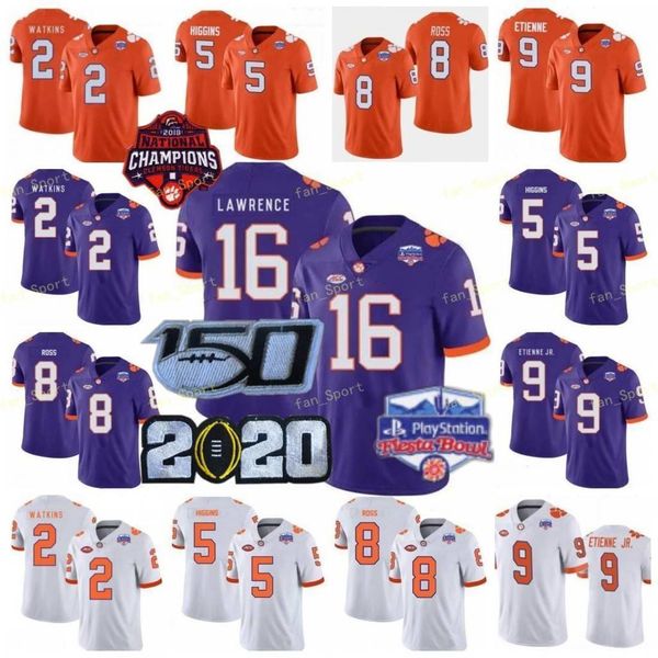 

ncaa college jerseys clemson tigers 90 dexter lawrence ii 99 clelin ferrell 4 deshaun watson 13 hunter renfrow custom football stitched, Black