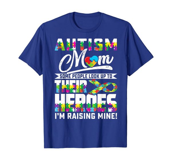 

Mom Autism Shirt My Son is My Hero Autism Awareness Gift, Mainly pictures