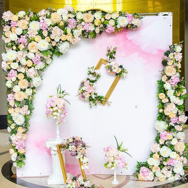 

silk flower picture frame wedding decoration, home furnishing, shopping mall, el wall hanging decorative flowers & wreaths