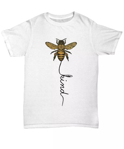 

bee kind flower hippie t-shirt peace love life be kind floral hippy tee, White;black