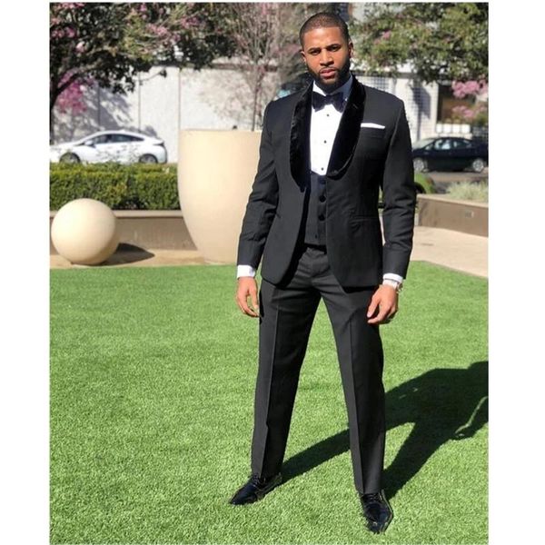 

men's suits & blazers custom made black wedding men suit tuxedo clothing groom groomsmen terno masculino mens bridegroom dress jacket+p, White;black