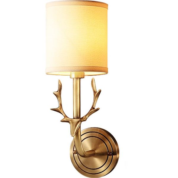 

living room bedroom bedside wall lamp mirror headlight single head antler led aluminum outdoor up down