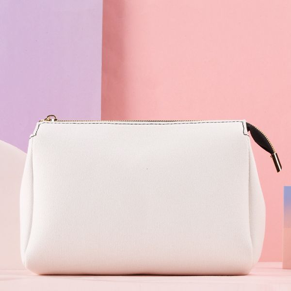 

cosmetic bag canvas make-up lady hand fashion travel portable wash storage printing