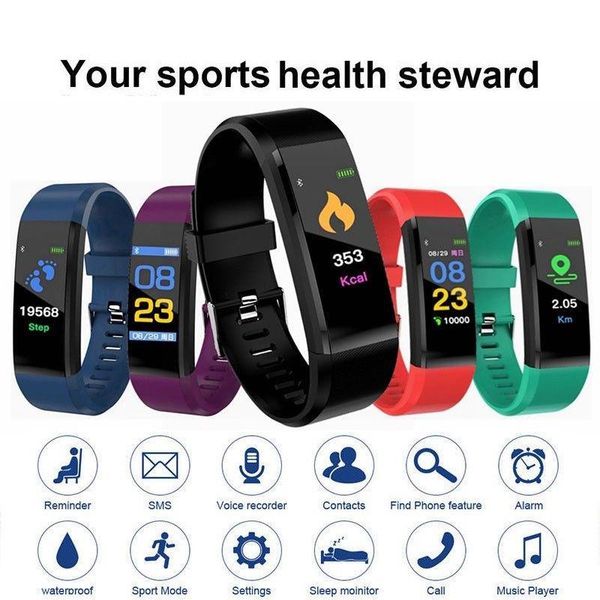 

smart watch full touch screen sport fitness ip67 waterproof for android wristbands