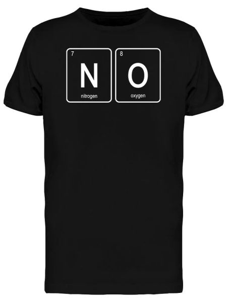 

Funny No Word Periodic Table Tee Men's -Image by Shutterstock, White;black