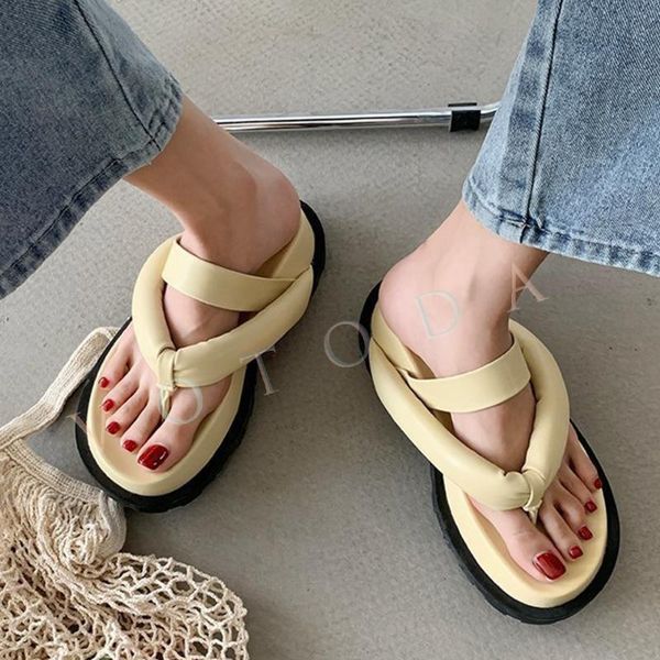 

slippers summer women beach slides woman platform girl outdoor sandals slip on female flat flip flops soft home shoe, Black