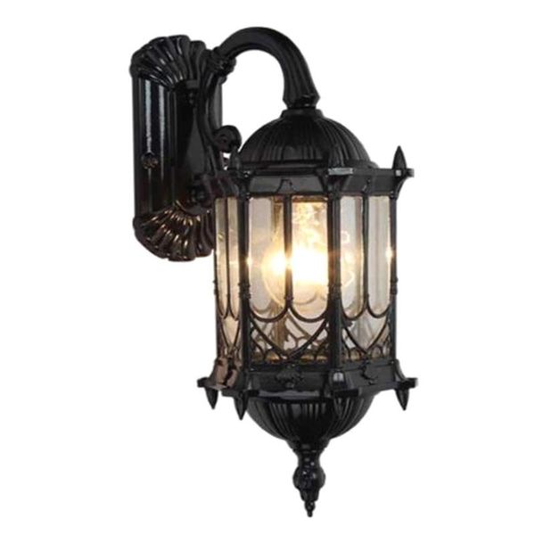 

party decoration traditional classical upside down light european outdoor waterproof wall lamp balcony aisle patio lantern garden spotlight