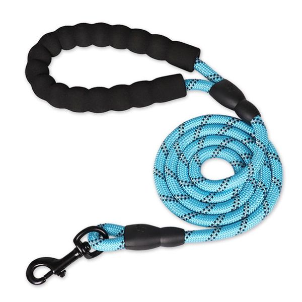 

dog collars & leashes leash 1.5m 1.2m reflective rope walking big dogs custom traction harness round nylon for medium large lead belt