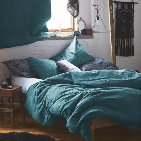 

bedding sets 4 pcs fitted flat sheets set 100% australian  size gray blue pink ginger yellow white colors customize