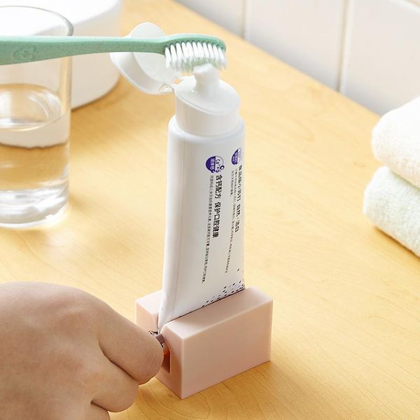 

toothbrush holders lohas toothpaste tube squeezer easy dispenser rolling holder bathroom supply tooth cleaning accessories clip