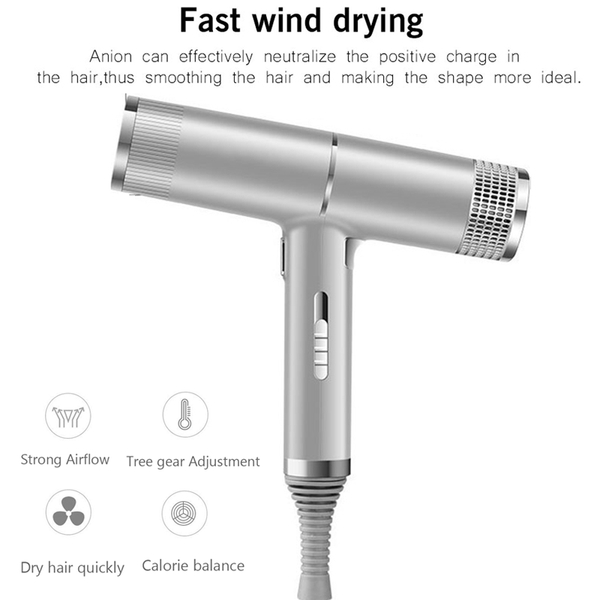 

electric hair brushes anion dryer negative ion care professinal blow quick dry home portable hairdryer diffuser cold & wind hairstyling