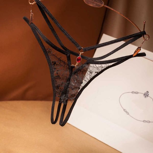 

hollow women underwear lingerie exotic open crotch g-string, Black;white