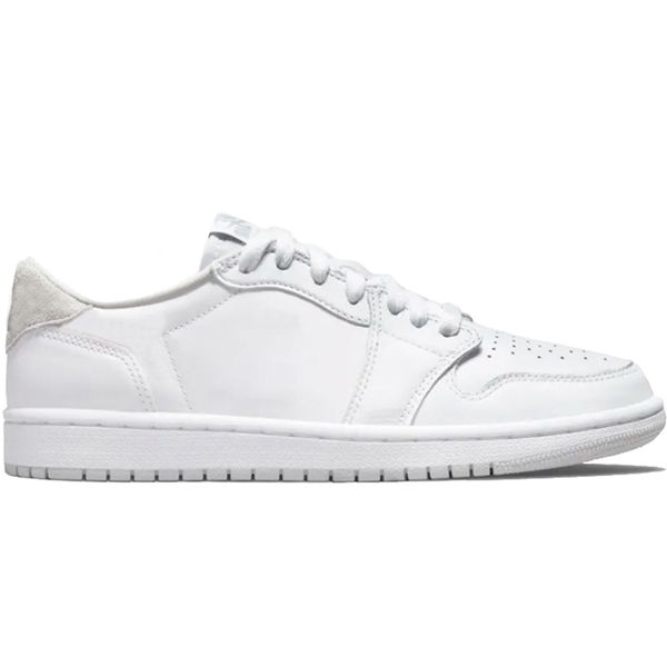 

men women basketball shoes jumpman 1 1s low og neutral grey sneakers original box