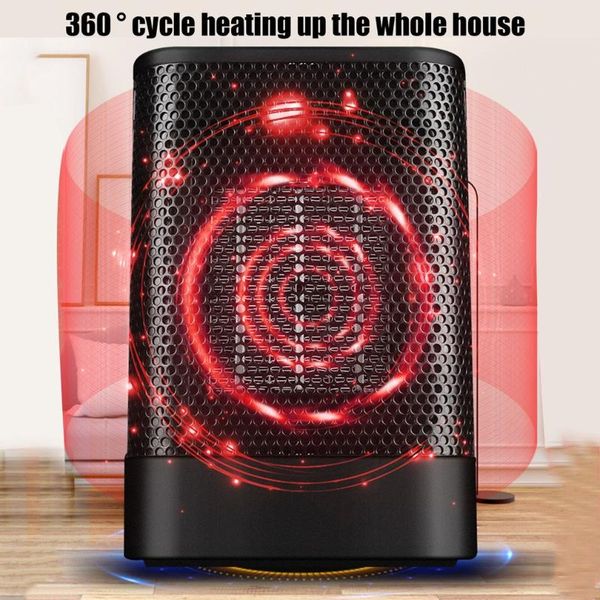 

smart home office heater portable electric ptc ceramic quick heating 3 setting desk for control