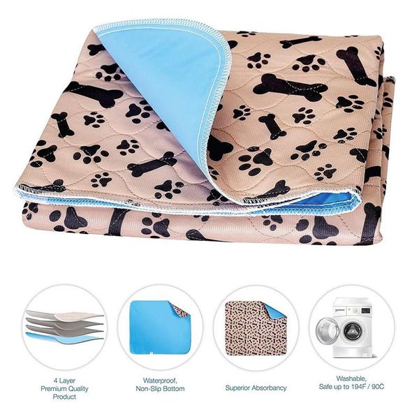 

pet dog bed super soft kennel mats reusable flannel fleece comfortable sleeping washable puppy plush dropship kennels & pens