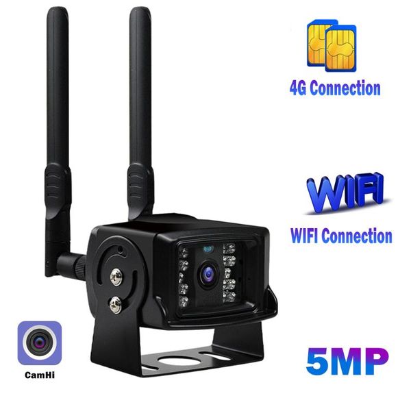 

4g cctv camera camhi 5mp 3g sim card surveillance wifi security smart ip dome for car cameras