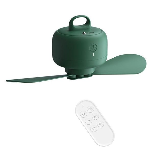 

electric fans 8000mah rechargeable remote control 4 gears wind speed 8-hour timer tent usb ceiling fan for outdoor camping home office